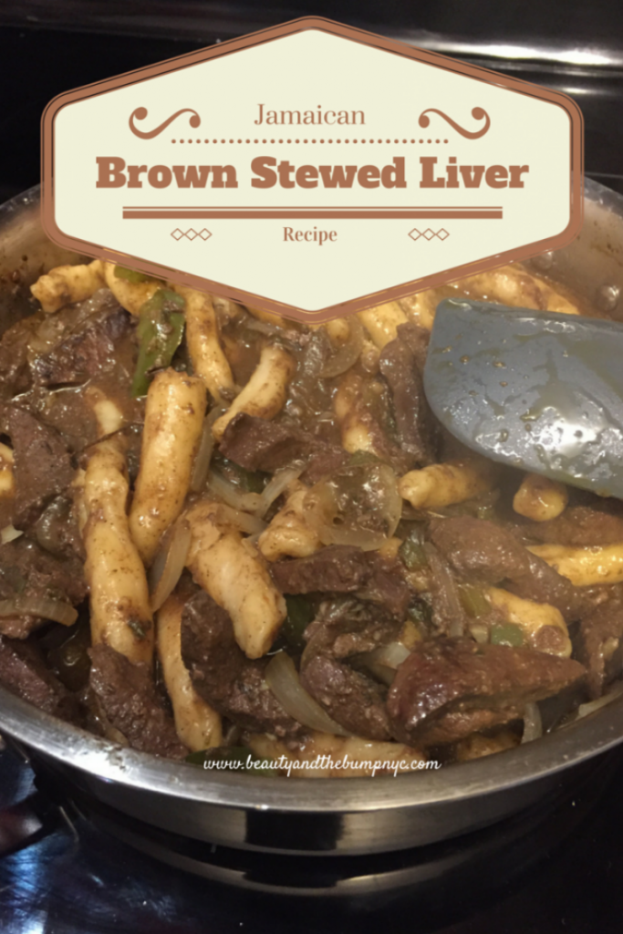 If you love liver, you will enjoy this Jamaican Brown Stew Liver with Spinners (dumplings). It's a hearty breakfast meal that is delicious. #liverrecipe #liver #jamaicanfood