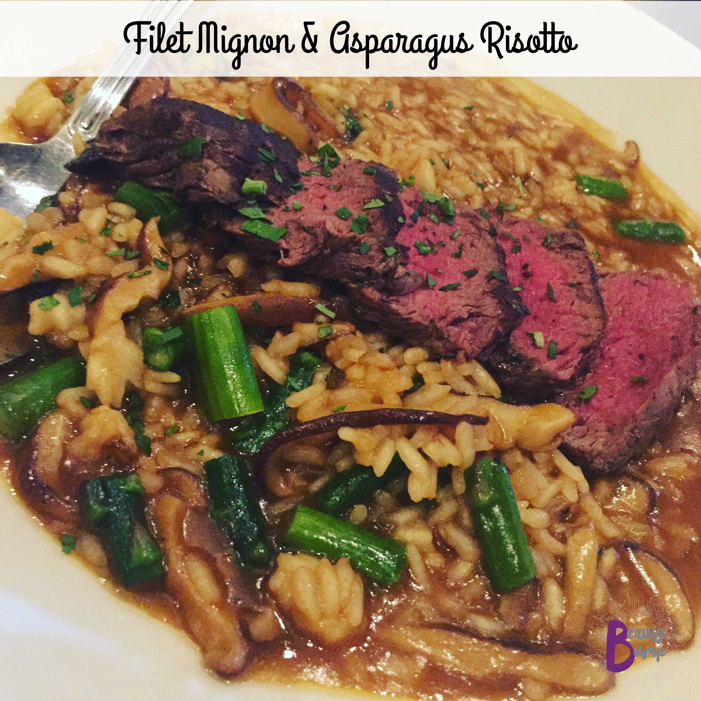 Maggiano's Filet Mignon & Asparagus Risotto