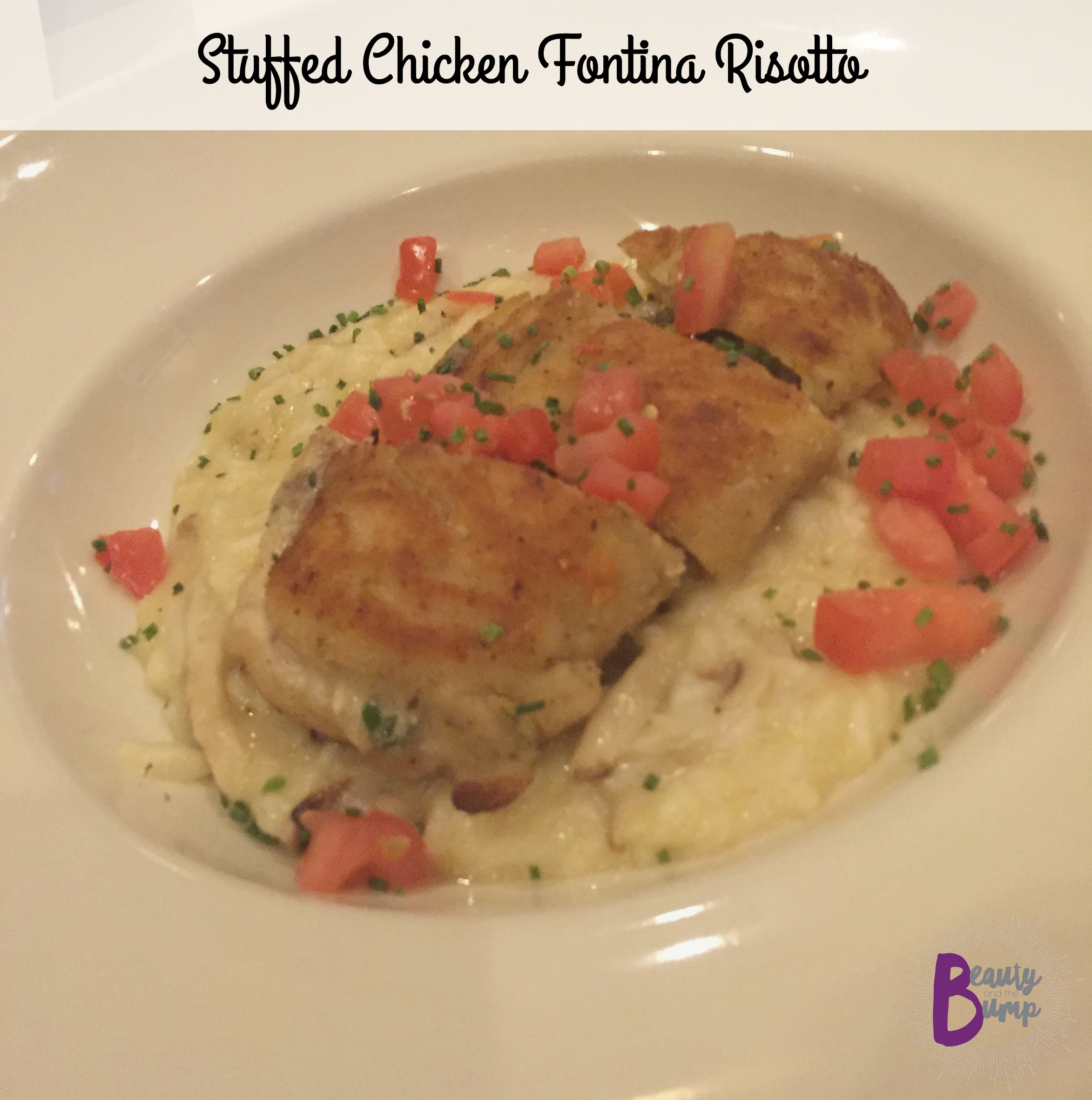 Maggiano's Stuffed Chicken Fontina Risotto