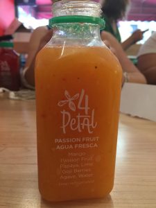 4 Petal Passion Fruit Agua Fresca: b.good