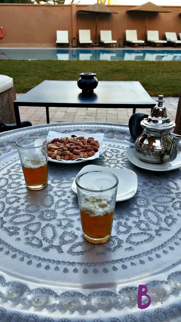 Dar Chamaa Courtyard Moroccan Mint Tea