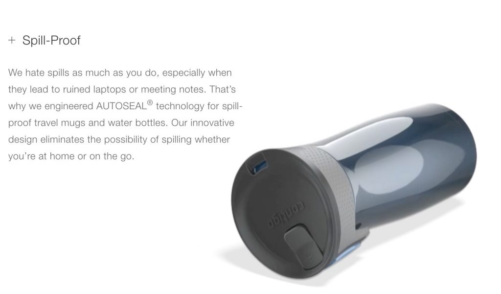 AUTOSEAL® Travel Tumbler Spill-proof