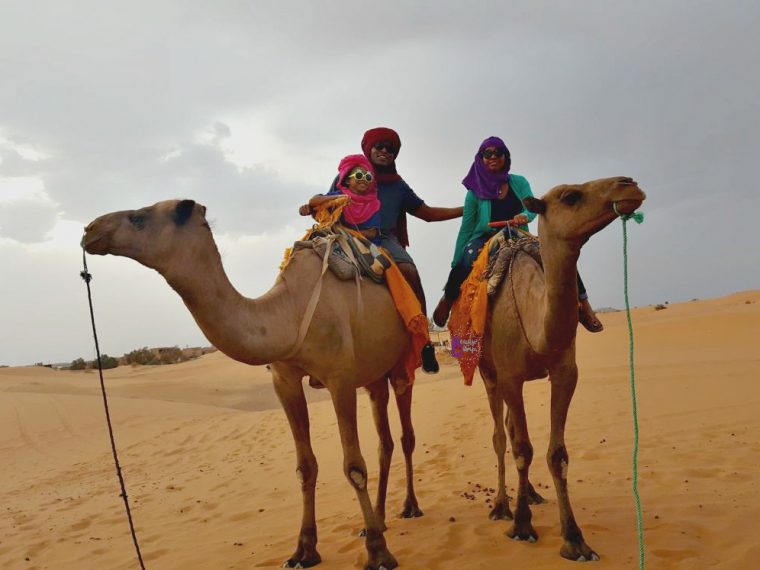Camel Riding Kids travel to morocco