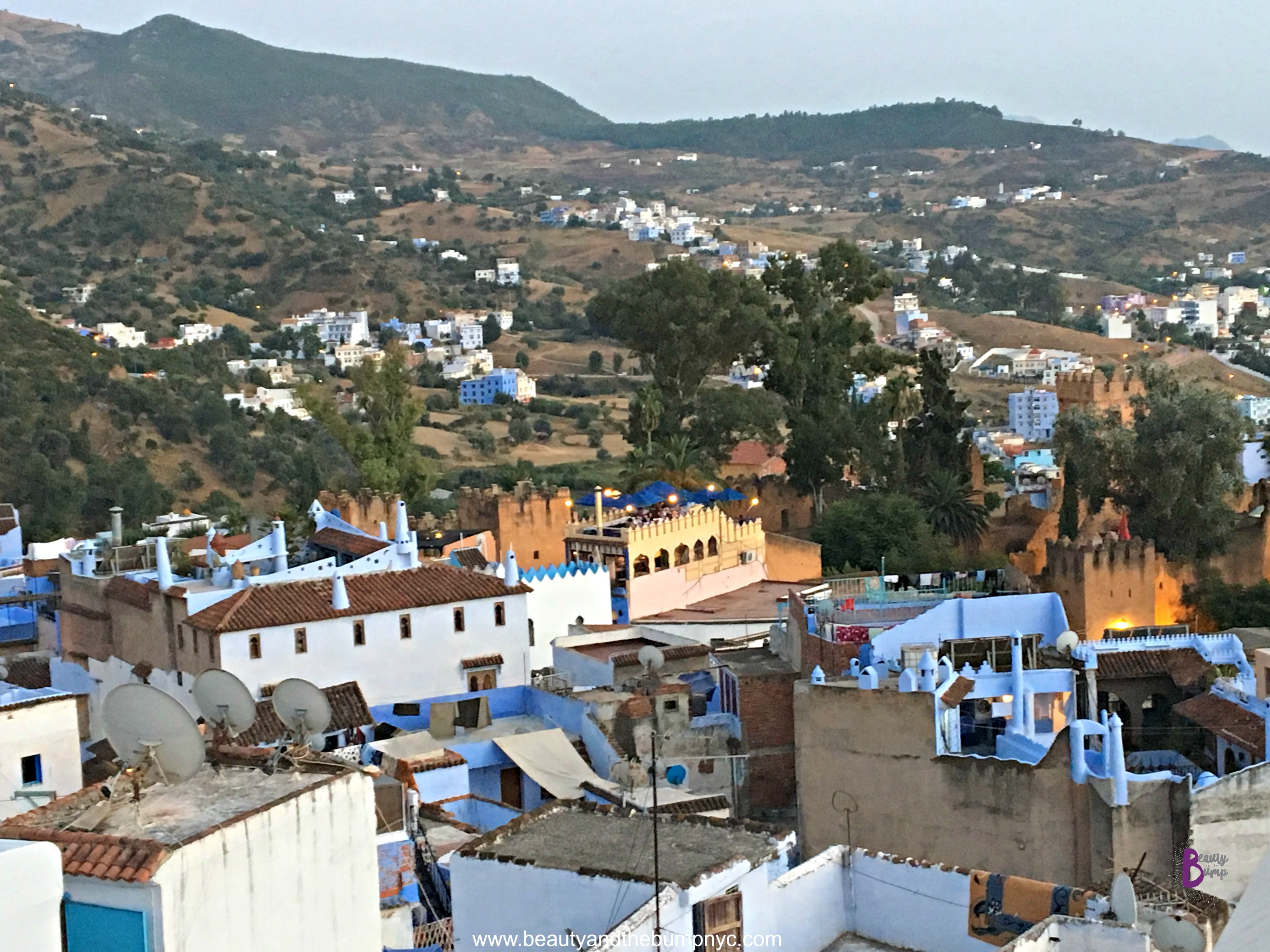 Views of Chefchaouen Rif Mountains from Lina Ryad