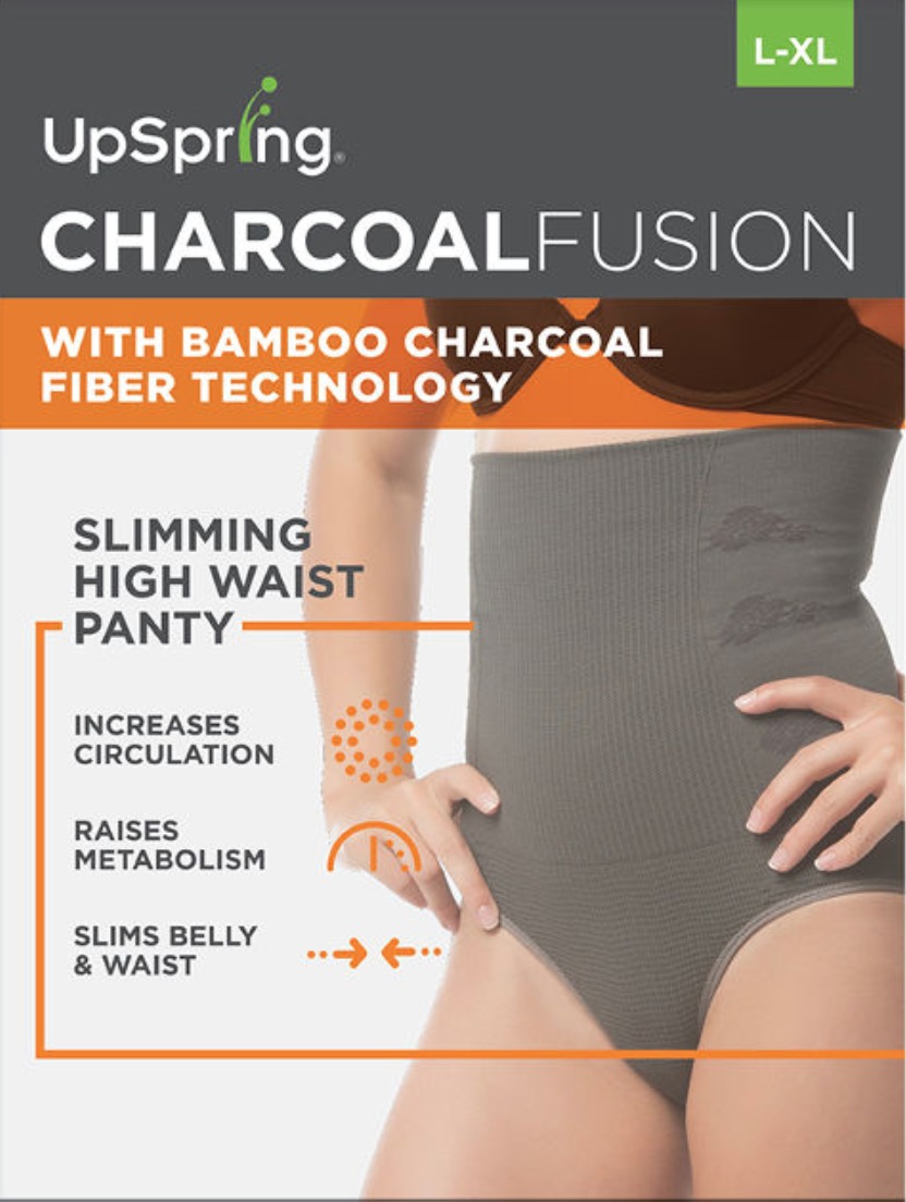 UpSpring Charcoal Fusion Slimming High Waist Panty