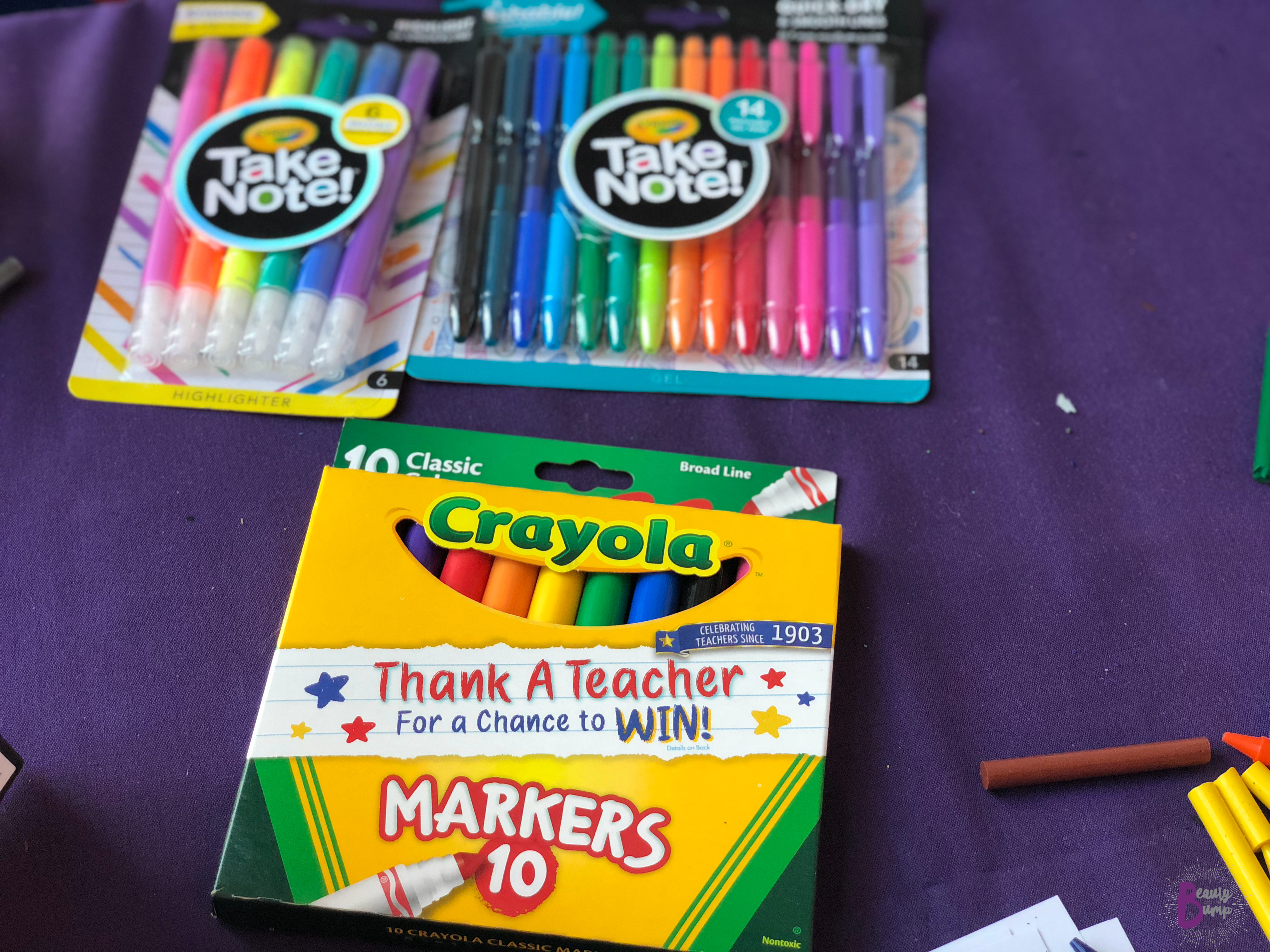 Crayola Thank A Teacher Campaign Sweet Suite 2018