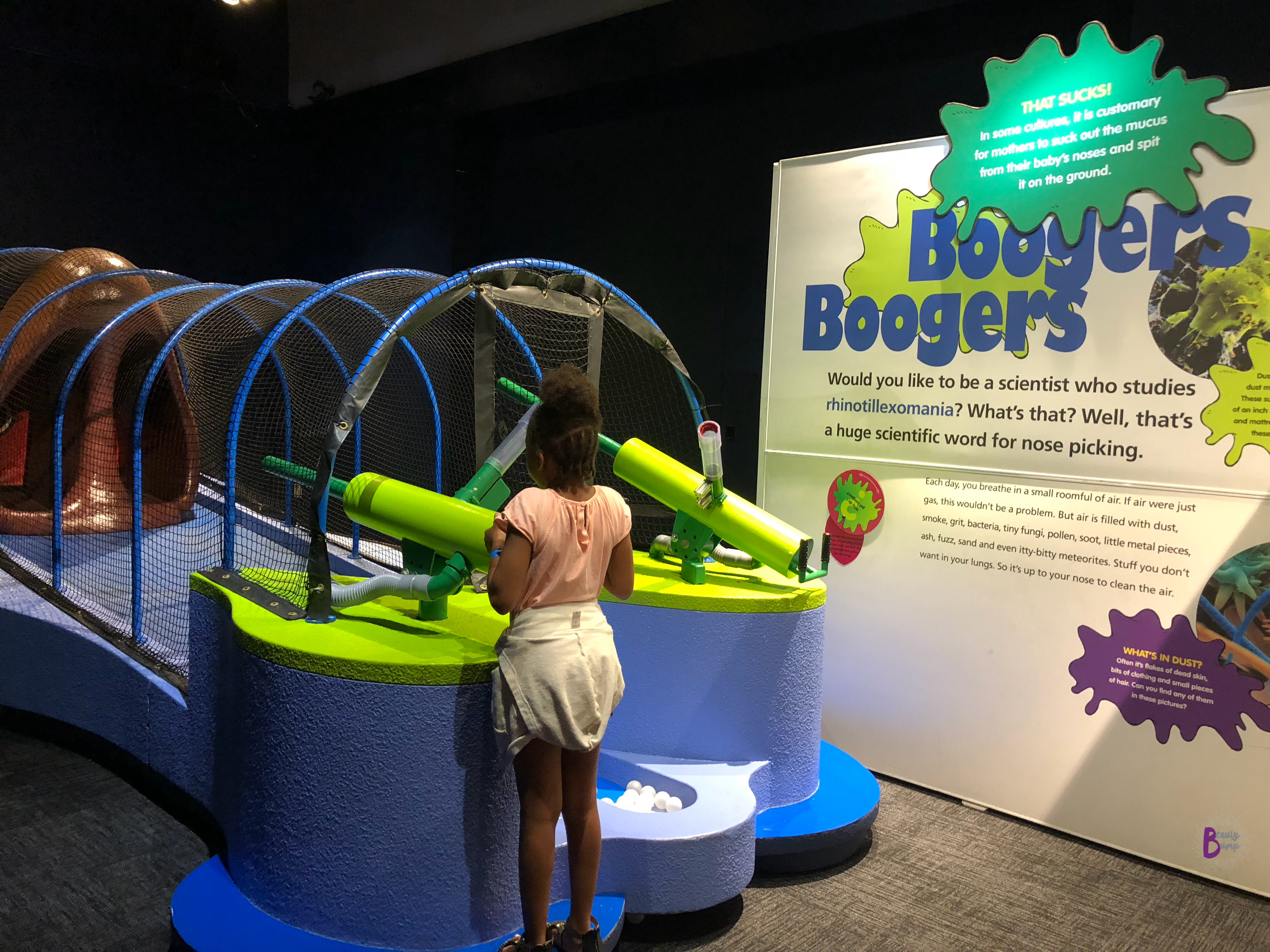Summertime at Liberty Science Center Grossology Booger
