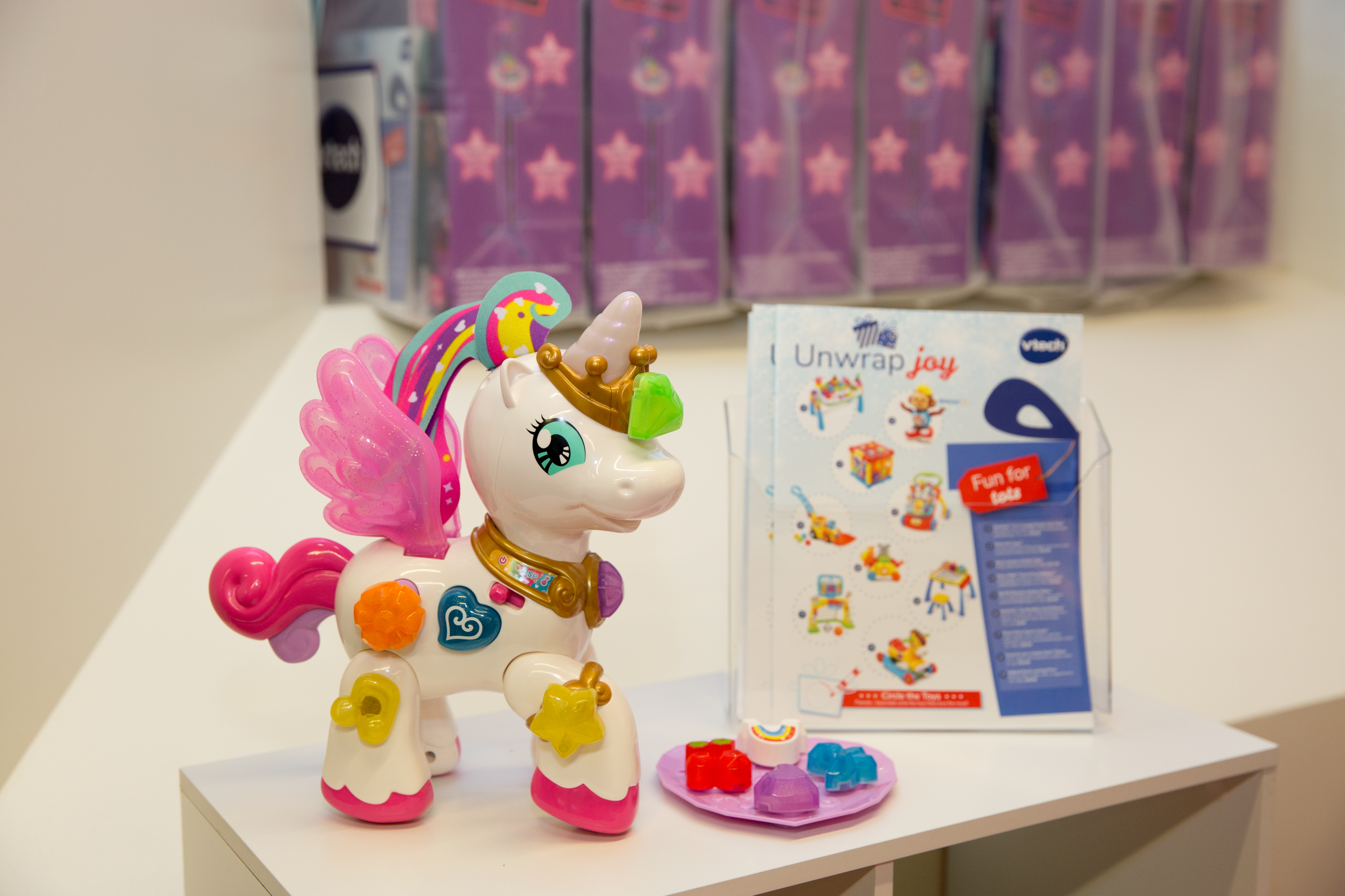 How cute is the Starshine the Bright Lights Unicorn™ ($24.99)? Unicorns are still in, too so you will be on-trend with gifting this to the 1.5-year-old+ in your life.