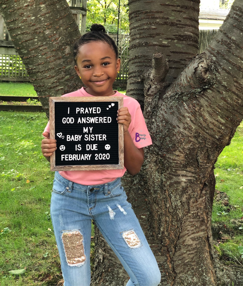 Chloes World of Play I prayed God Answered Pregnancy Announcement Gender Reveal