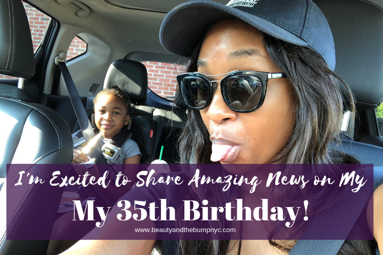 I'm Excited to Share Amazing News with You on my 35th Birthday Pregnancy announcement Gender Reveal