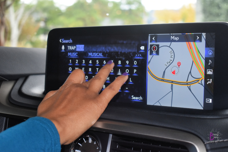 Lexus RX 450h Navigation Screen