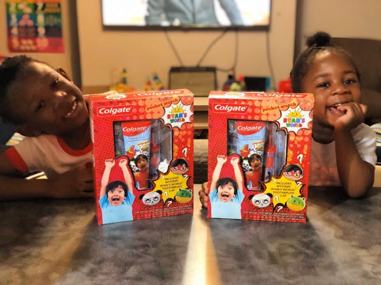 Ryan's World Colgate Kids gift packs are the healthier alternative to toys and make the perfect stocking stuffer for kids this holiday season.