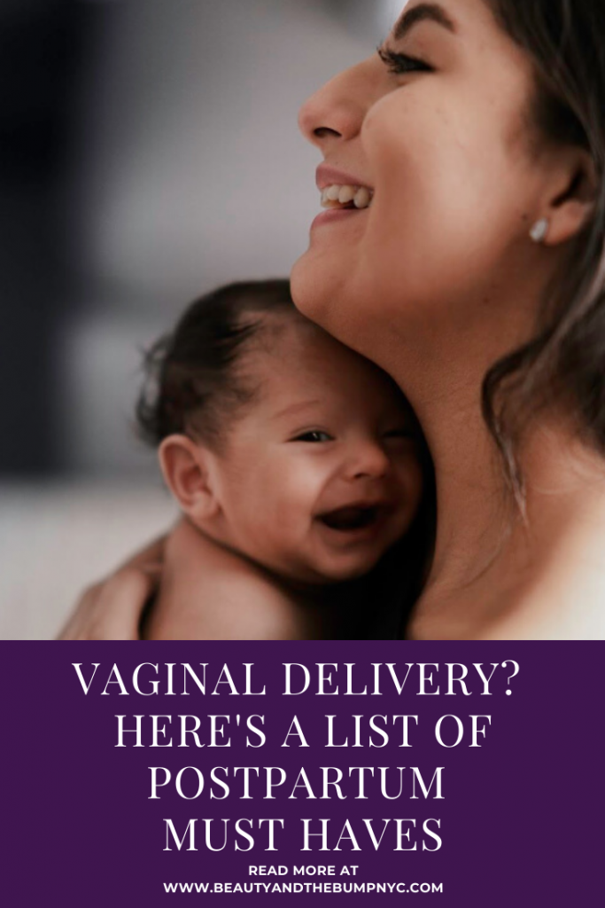 Here is a list of tried and true products from my personal experience that can help make your postpartum recovery after vaginal delivery smoother.