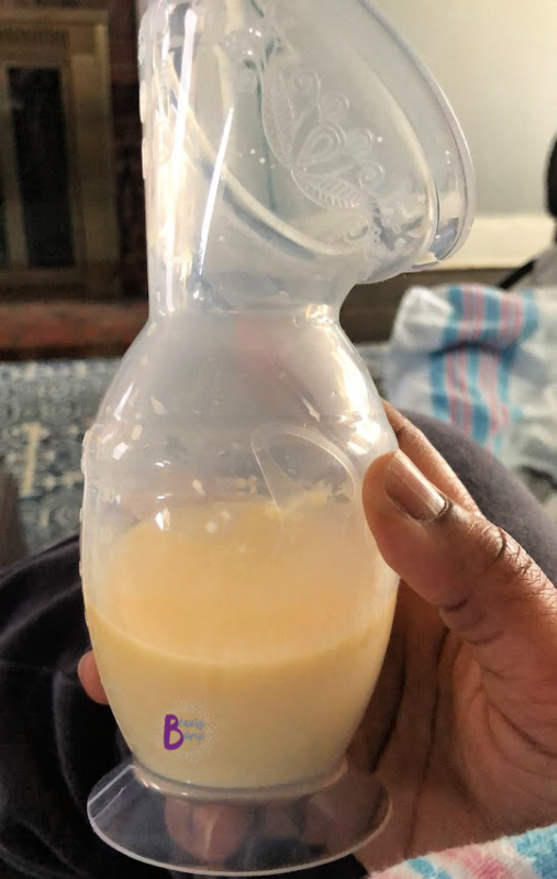 One thing I’ve found that helps is using a silicone “breast pump” on the breast that my daughter isn’t nursing from. It catches the “letdown” which reduces milk waste that would otherwise end up in a nursing pad, and it helps relieve engorgement.