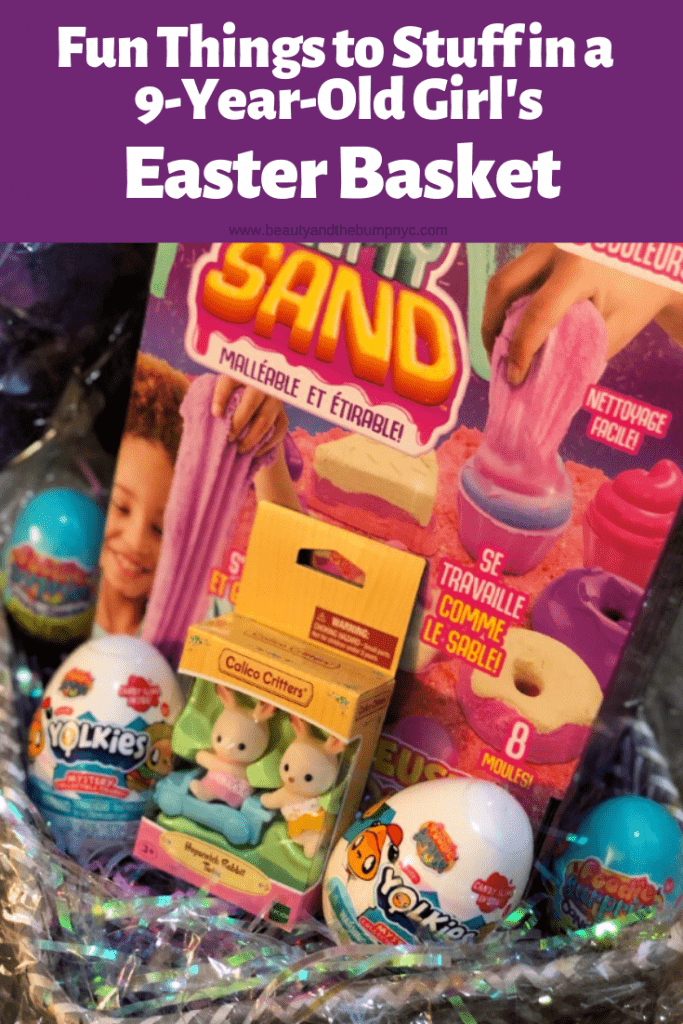 These basket fillers can include books she's asked for, games, crafts, surprise toys, and a few pieces of candy. Since she's entering the tween phase she's also shown interest in bath and body products like masks, body scrubs, and lotions.