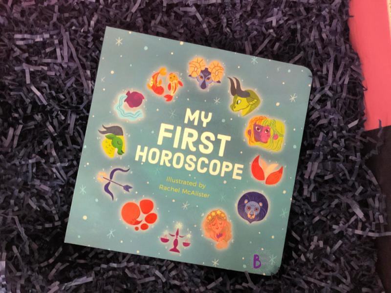 My First Horoscope Illustrated by Rachel McAllister from Running Press Kids is a fun board book for babies and toddlers with bright illustrations. It not only gives parents insight into their new baby’s personality but also teaches kids about horoscopes. It is a great baby shower gift!
