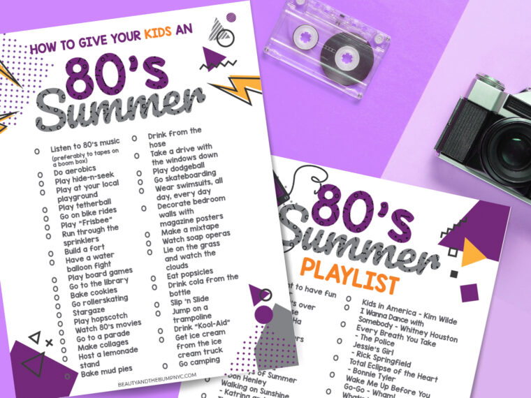Did you grow up in the 80s? Here is how to give your kids an 80s summer they will love. Remember the playlist!