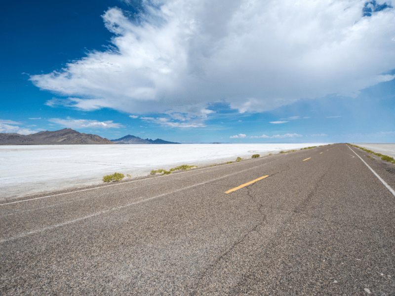 If you want to know where the fastest racetrack on earth is located, look no further than the Bonneville Salt Flats. Men and women come to the flats from all over the world in an attempt to break the land speed record in different vehicle categories, and the speed limit on the raceway is a breezy 1,000 mph.  