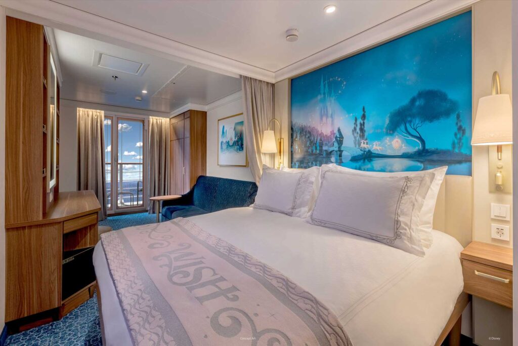 Disney Wish Staterooms are elegant and magical