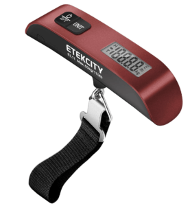 Portable luggage scale