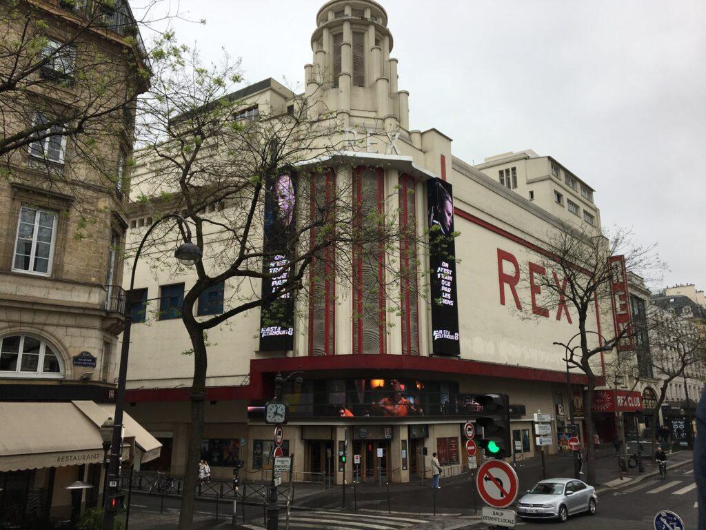 Le Grand Rex Europes largest theaters in Paris, France.