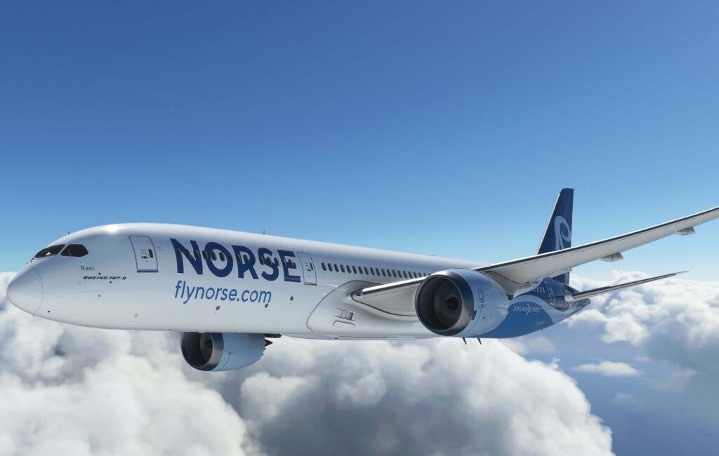 Norse Atlantic Airways economy seats in Boeing 787 JFK to CDG 