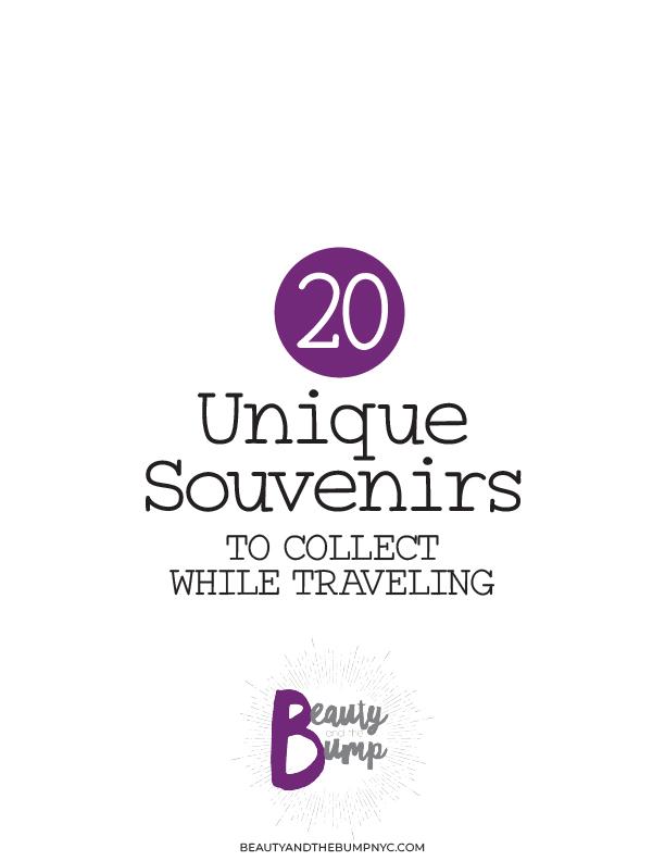 I'm sharing our top 20 unique souvenirs to collect while traveling. These items are not only beautiful and functional, but they also make great conversation starters and bring back fond memories of our trips. Plus, here's a complimentary printable for you to print and take along with you on your next adventure. 