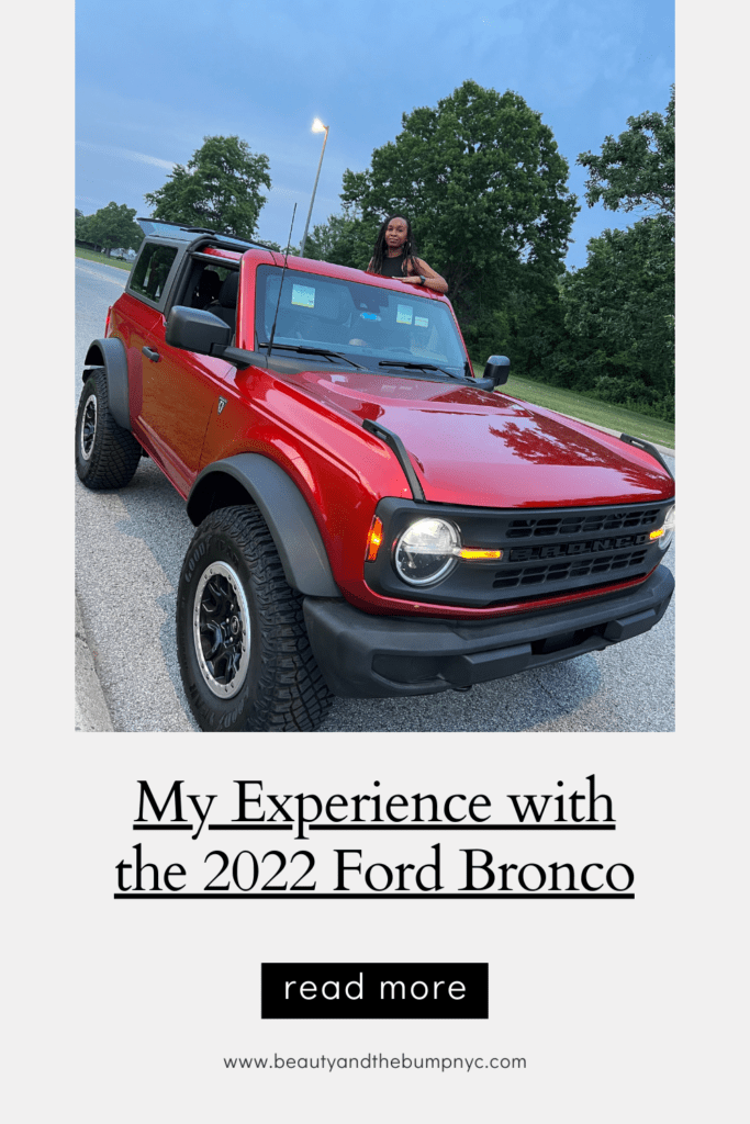 2-door manual transmission Ford Bronco with Sasquatch package