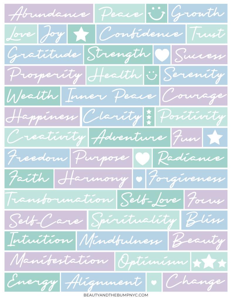 Free Printable Self Love Affirmation Stickers - Aligned Adventure