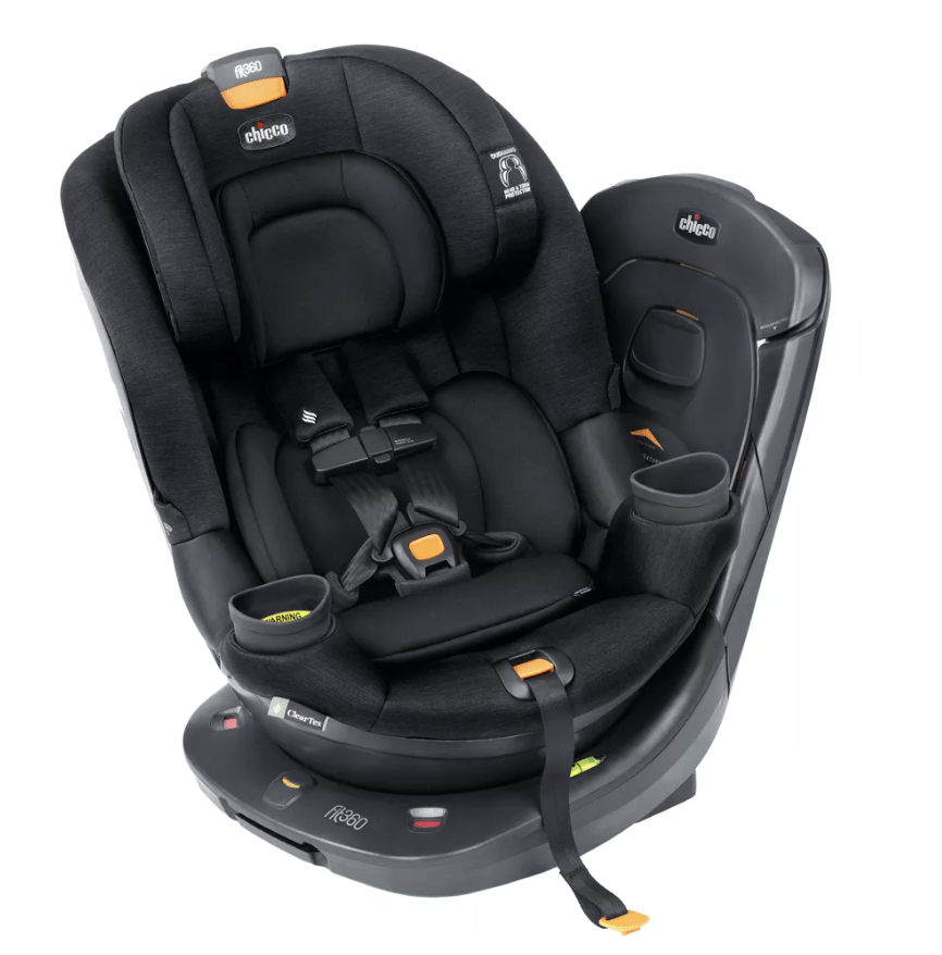 Chicco Fit360 ClearTex Rotating Convertible Car Seat - Black