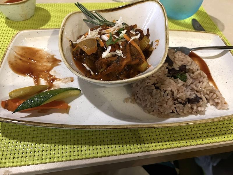 Creole Octopus Stew from the Caribbean Restaurant and Grill at the Royalton