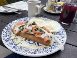 Tupelo Honey Grand Rapids Michigan _ Salmon and Grits Cake