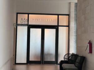 Entrance into the Enclave lounge at the luxury all-inclusive resort