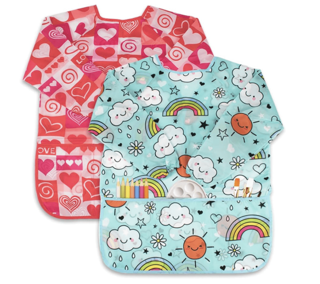 Art smock for toddlers and pre-schoolers back-to-school supply